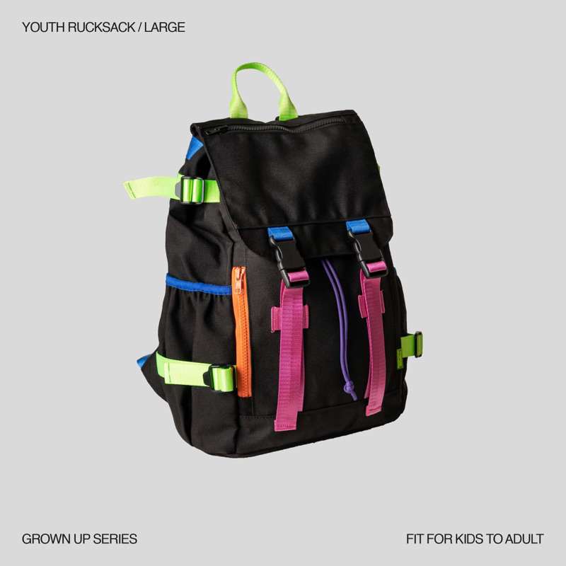 Sugacoat STUDIOS Youth Rucksack Large Black Pink Shopee Philippines
