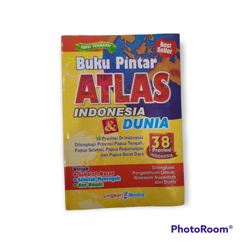World Atlas Book, Latest Edition for 38 Provinces, Complete with A5 ...