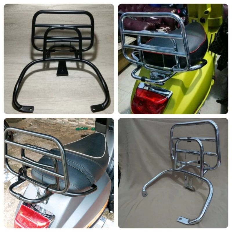 Vespa LX And S125/150 Back Rack/Backrack.Rear Shelf Accessories Shopee Philippines