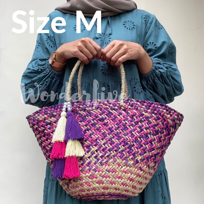 (7 Colors) Balinese Traditional Ethnic Mendong Pandan Rara Craft Woven ...