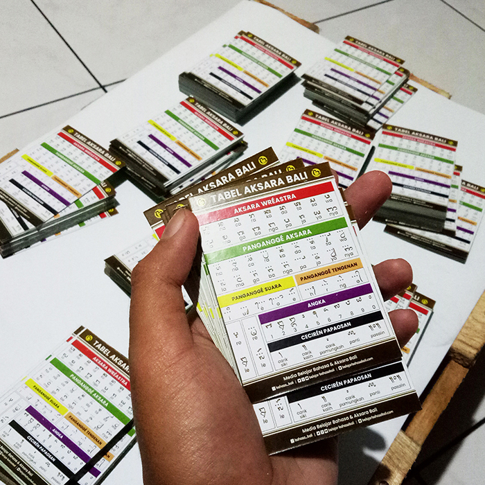 Mini Balinese Script Table (50pcs) | Shopee Philippines