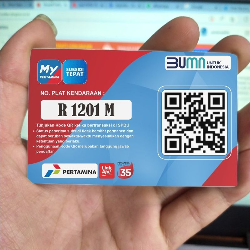 My PERTAMINA BARCODE ID CARD ID CARD One Day Is Good | Shopee Philippines