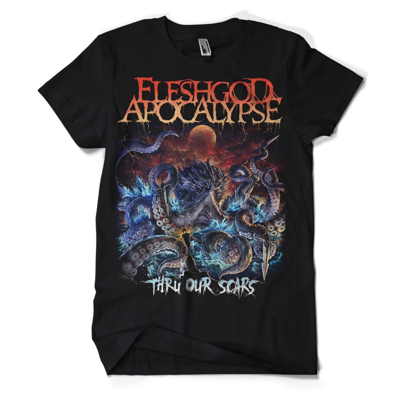 Flashgod APOCALYPSE - THRU OUR SCARS/Kaos Band/Kaos Metal/Unisex ...