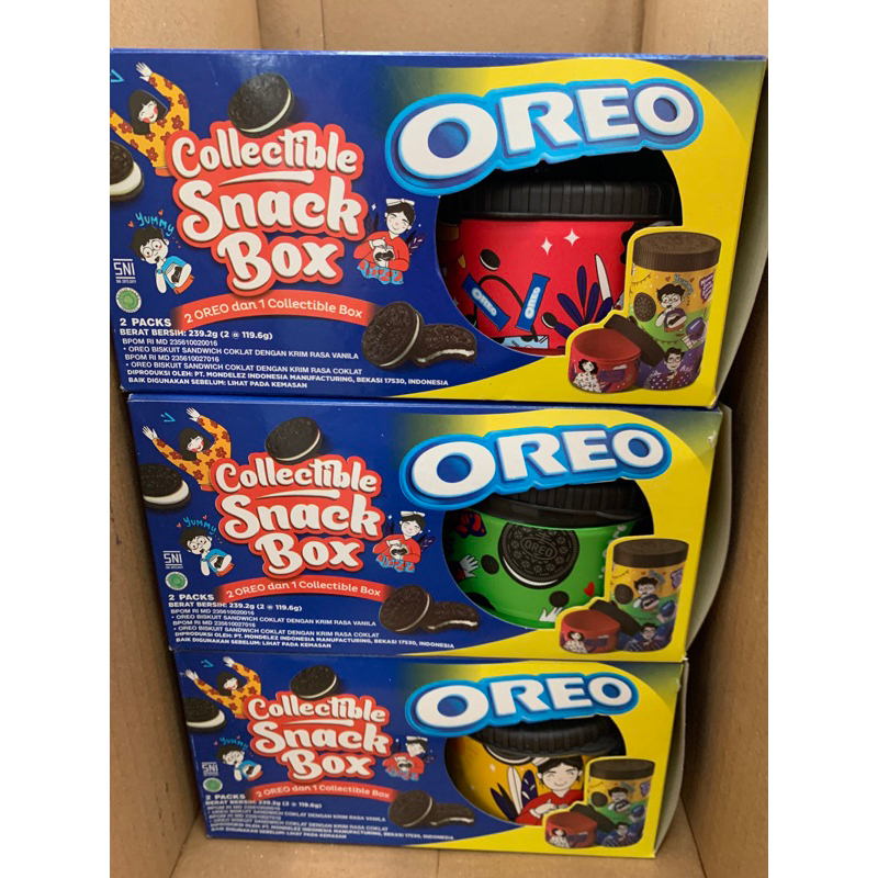 OREO COLLECTIBLE SNACK BOX 2x119,6 GR | Shopee Philippines