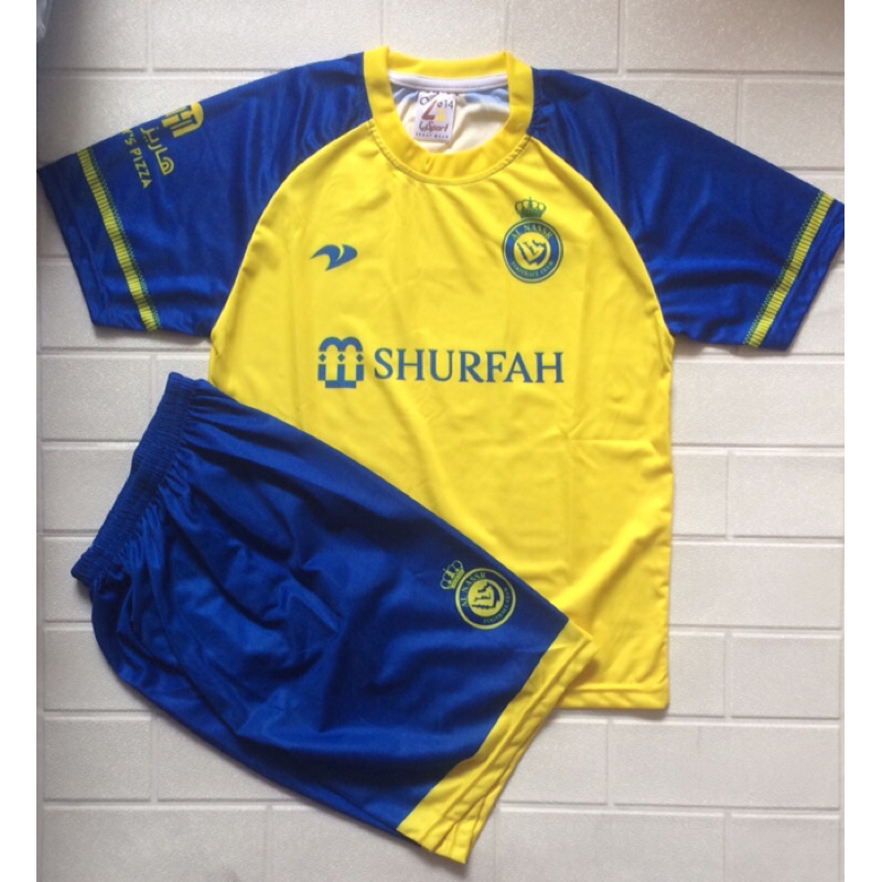 Al NASSR Soccer Jersey For Children 5-12 Years Can Screen Name And Back ...