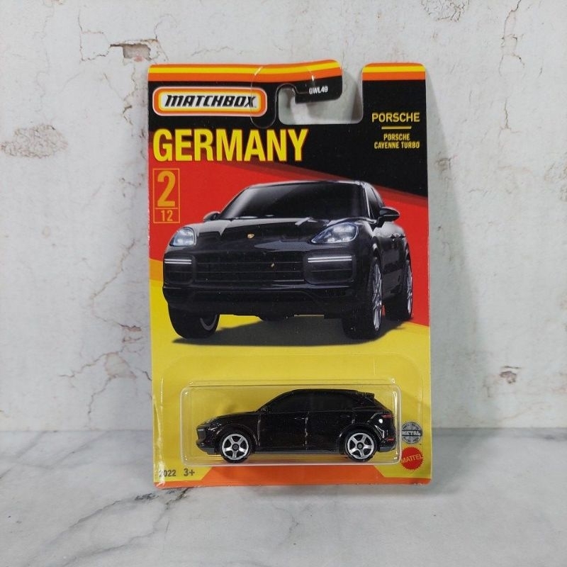 Matchbox Porsche Cayenne Turbo - MBX Metro Serie 1:64 Modellauto