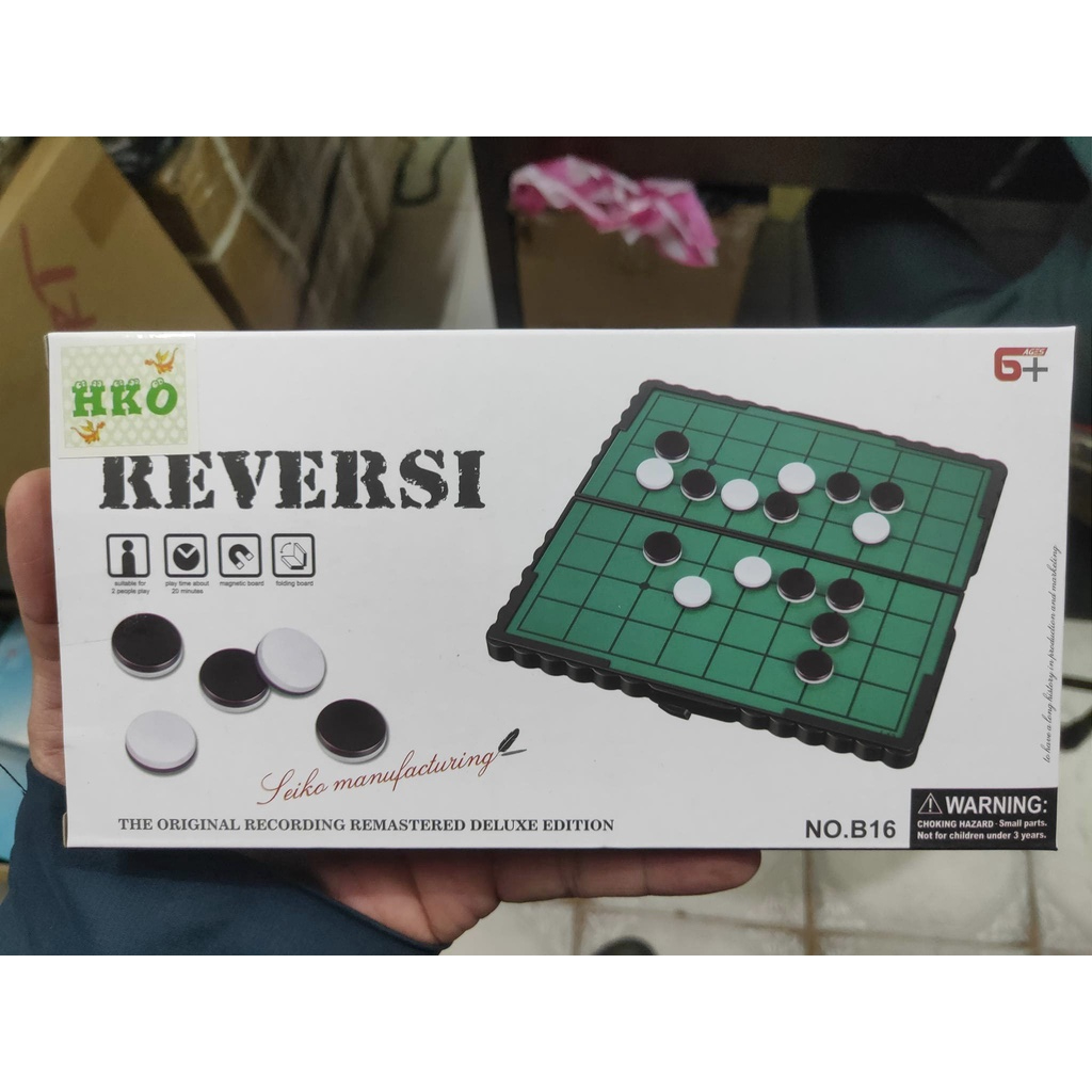 Japanese Chess Board Toy OTHELLO REVERSI OTELO Size 20cm