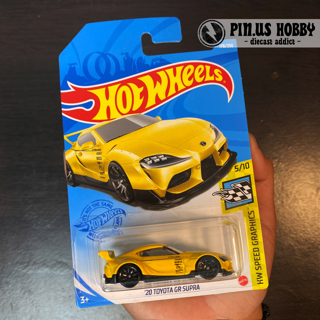 MERAH PUTIH Hotwheels 20 TOYOTA GR SUPRA, ORIGINAL HOT WHEELS by MATTEL ...