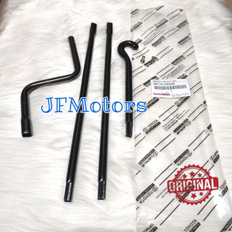 Toyota Kijang Innova Fortuner Complete Tire Lock Handle 4Pc Original Shopee Philippines