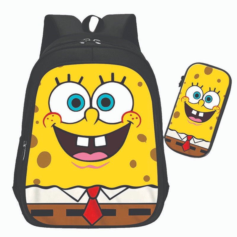 Spongebob Bag Boys Bag Kindergarten Backpack Kindergarten Elementary ...