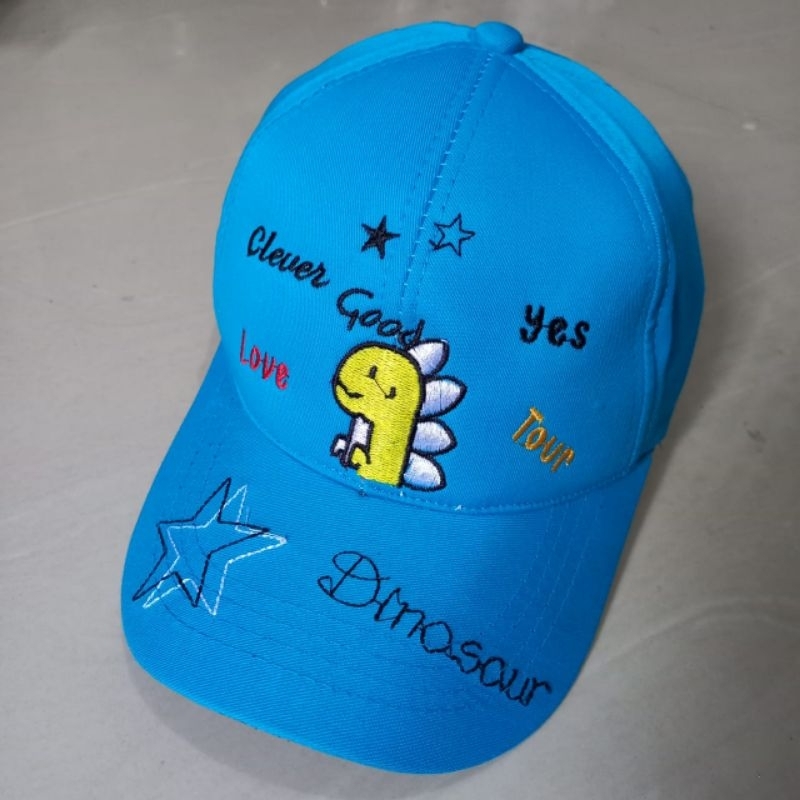 High Quality Embroidered Dinosaur Dino Baseball Cap for Kids 2-7 Years ...