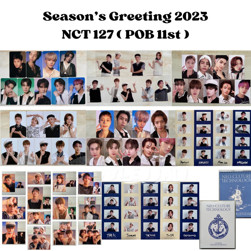 Season's GREETING NCT 127 POB BENEFIT 11st TAIL JOHNNY TAEYONG YUTA