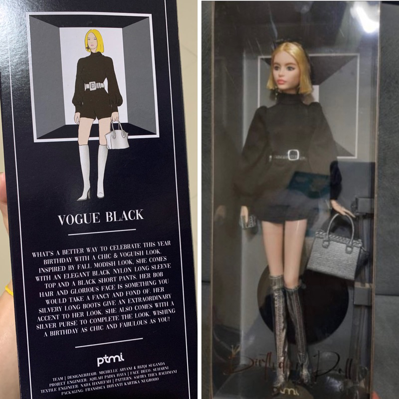 Barbie birthday anniversary PTMI 2023 vogue black special limited ...