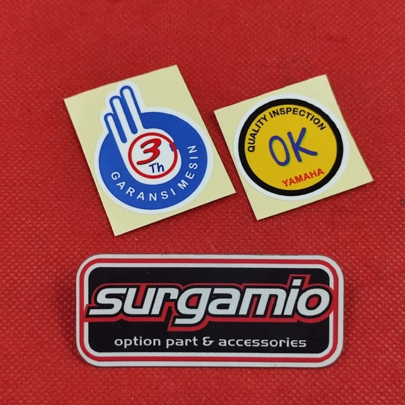 Yamaha mio stickers guarantee (2 pcs) | Shopee Philippines