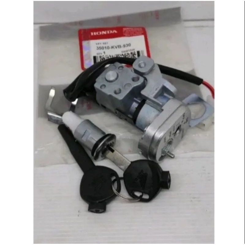 Contact KEY ASSY COMPLETE SET HONDA VARIO 110 KARBU (KVB) | Shopee ...