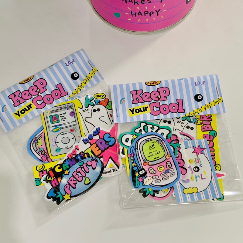 Summer Tapes - Keep Your Cool Sticker Pack/Seal Sticker/ Sticker deco ...