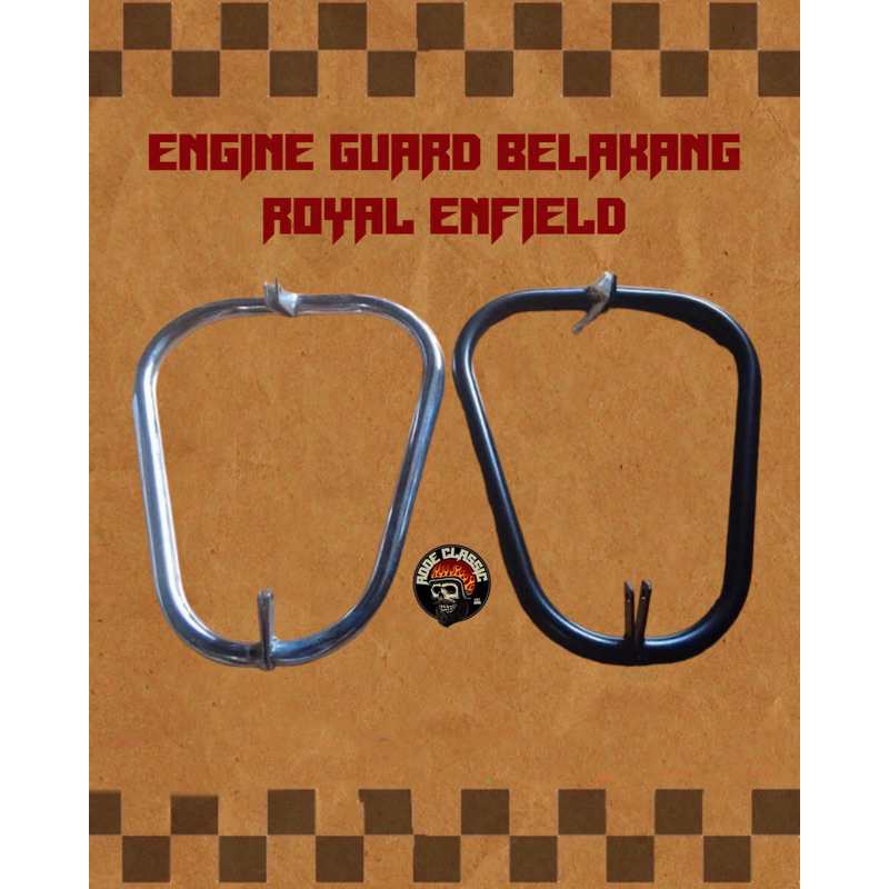 Royal enfield Motorcycle Rear engine guard | Shopee Philippines