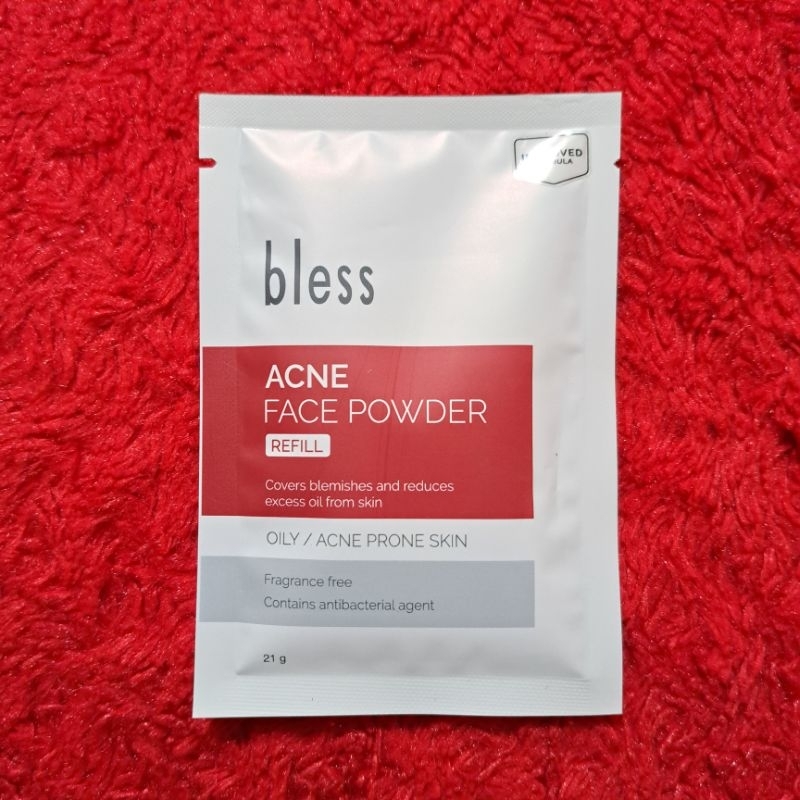 Bless refill acne face powder 21 gr | Shopee Philippines