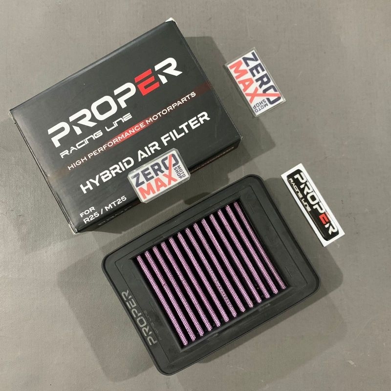Original Yamaha R25 MT-25 MT25 Proper Racing Line Hybrid Air Filter ...