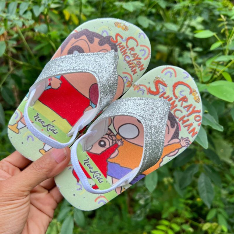 Shinchan Character Children's Sandals Flip Flops Toddler Baby Slippers Kids