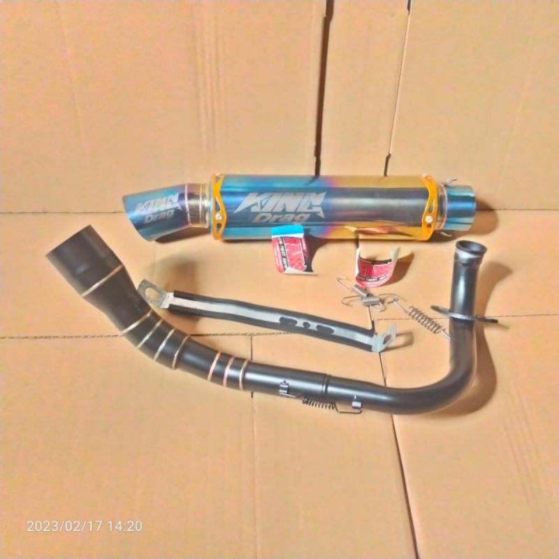 King drag racing Exhaust honda adv150 150 vario 150 pcx 150 forza 150 ...