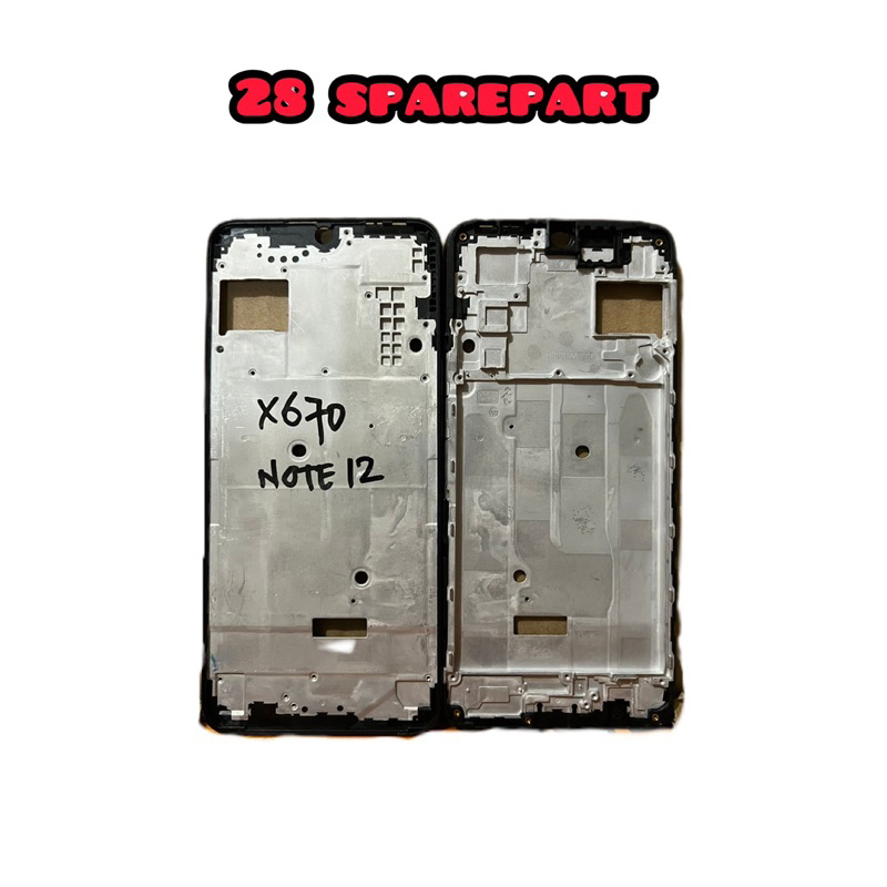 Original Infinix X670 / Note 12 lcd Frame / middle bone | Shopee ...