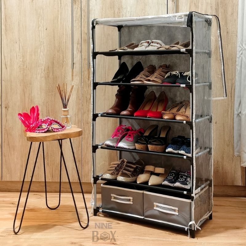 Stacking Rack Shoe Rack Shoe Rack Minimalist Sandals Rack 5-room 2 ...