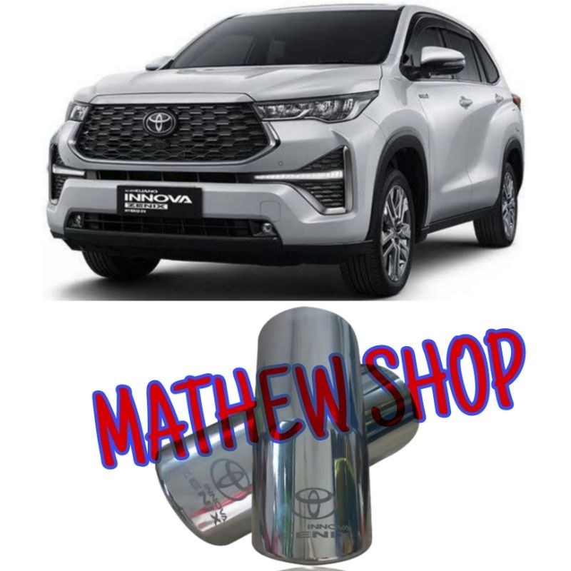 Muffler Cutter Exhaust Tail Innova Zenix 2023 2024 Stainless/Exhaust