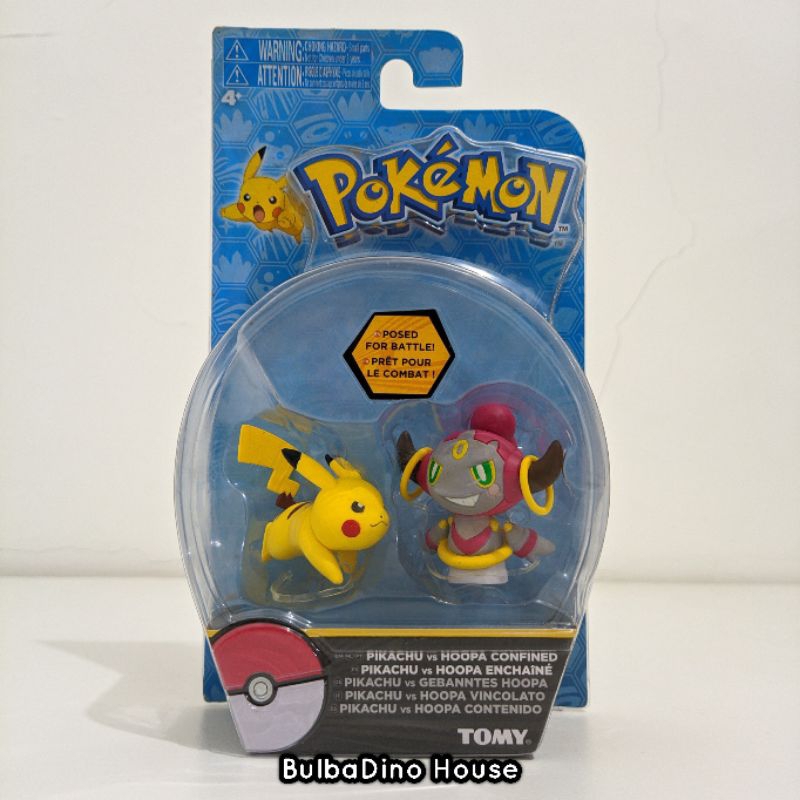 Takara Tomy US Moncolle Pokemon Battle Pose: Pikachu Hoopa+Confined ...