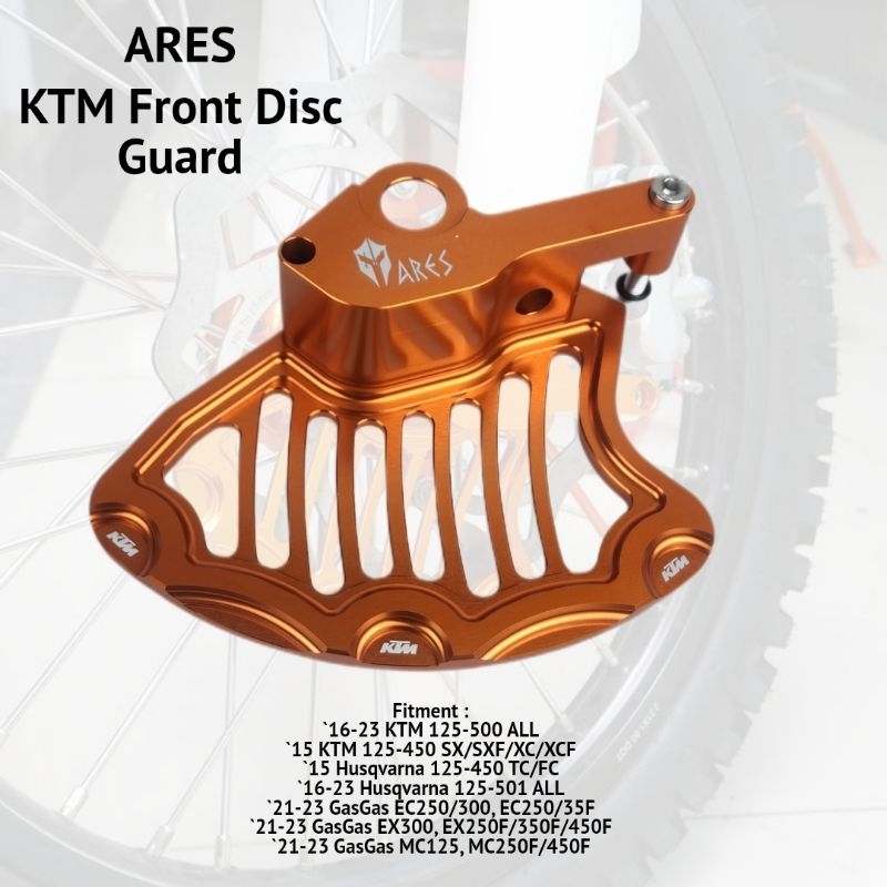 Disc Guard Front ARES KTM Husqvarna 125500 cc Shopee Philippines
