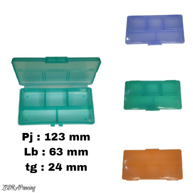 The Small Size Fishing Box Has 4 Partitions Inside | Shopee Philippines