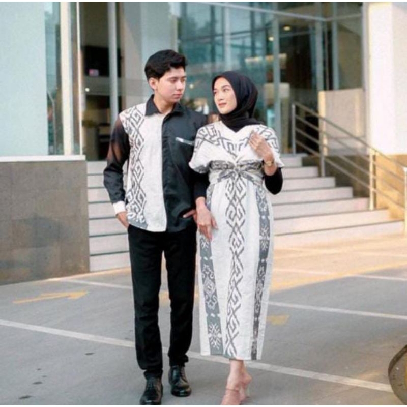 Raisa COUPLE TENUN WHITE - BAJU TENUN COUPLE KONDANGAN | Shopee Philippines