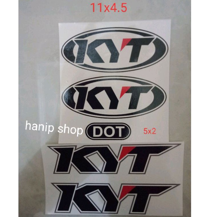 KYT helmet logo sticker full set print model | Shopee Philippines