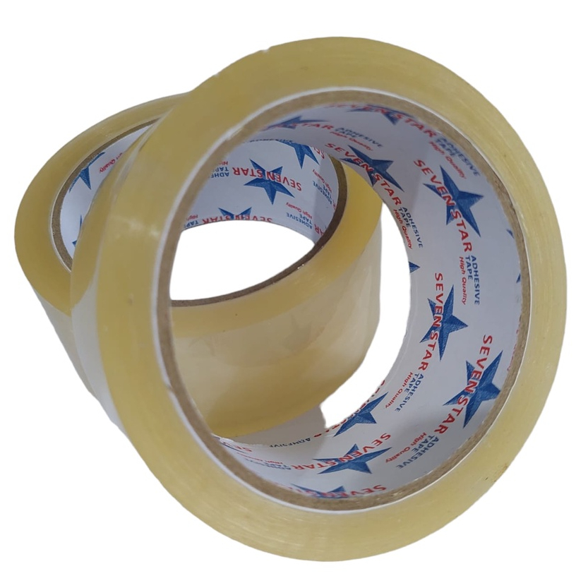 Clear Duct Tape Real Size 60meter Width 4.5 cm Brand Seven star