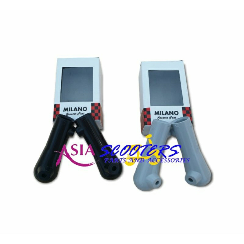 Vespa PX LML Star Stella Stand Shoe Feet Pair Black