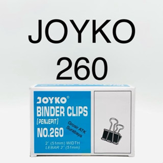 Binder Clip / Paper Clip / Joyko 260 Paper Clip 1 Pack of 12 Pcs ...