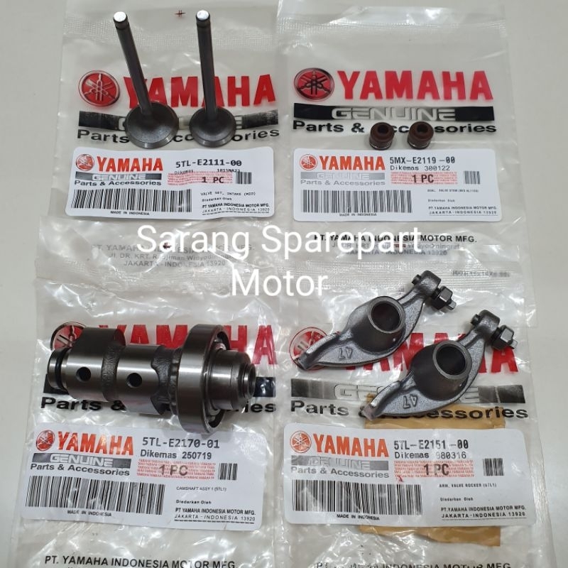 As Camshaft Spring Bed Package+Platuk+Valve Set+Mio Sporty Smile Soul