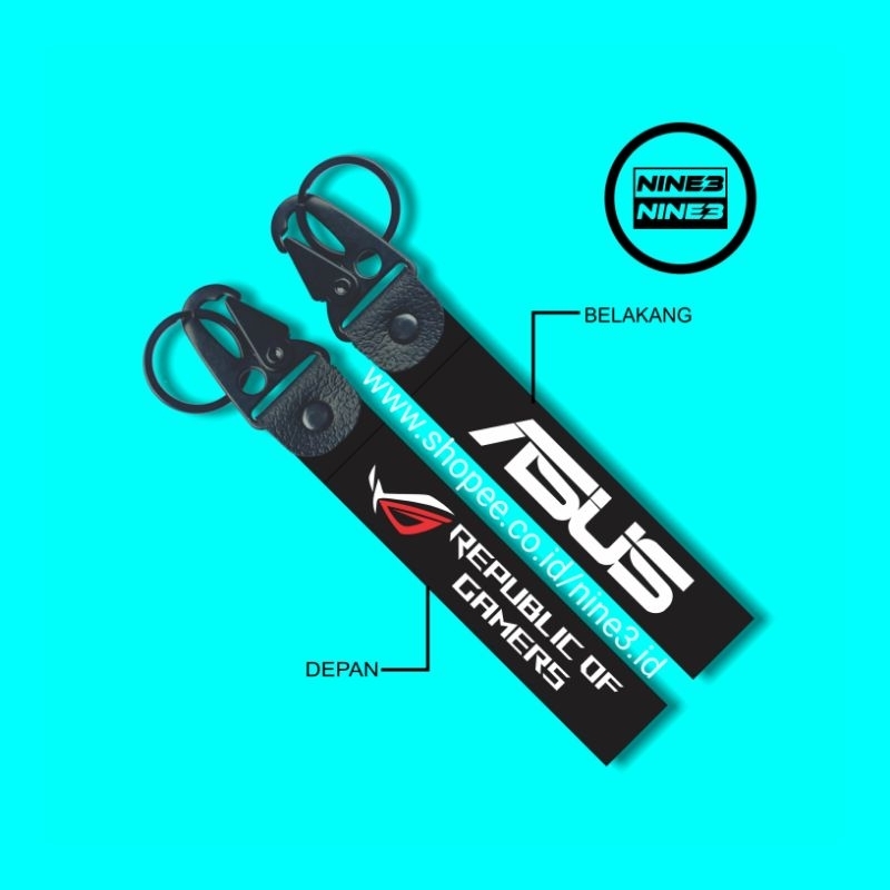 GANTUNGAN Asus ROG PREMIUM Car Motorcycle KEYCHAIN ASUS ROG LOGO ...