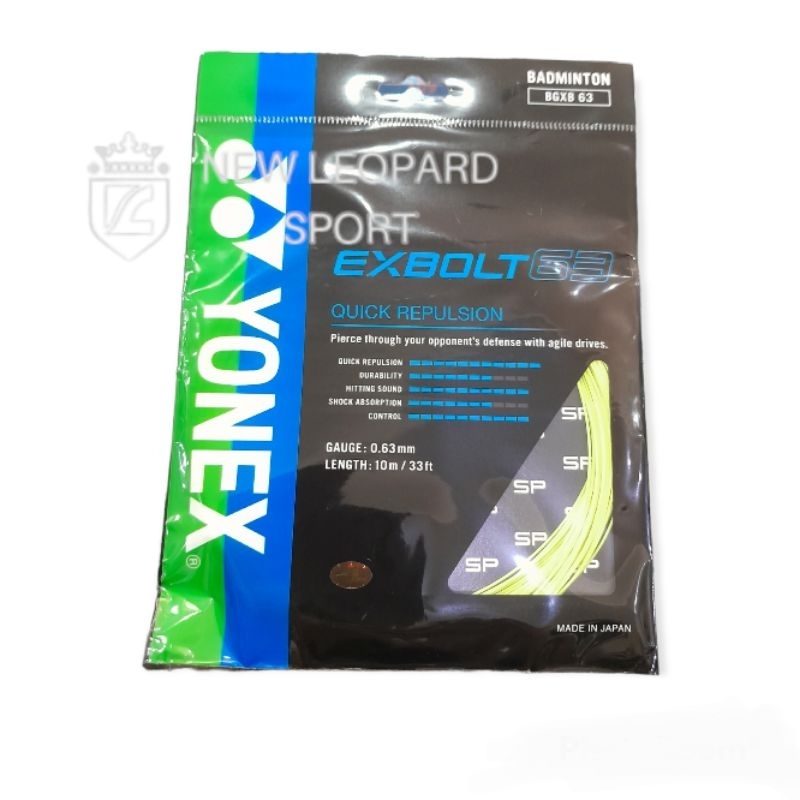 Yonex exbolt 63 badminton Strings | Shopee Philippines