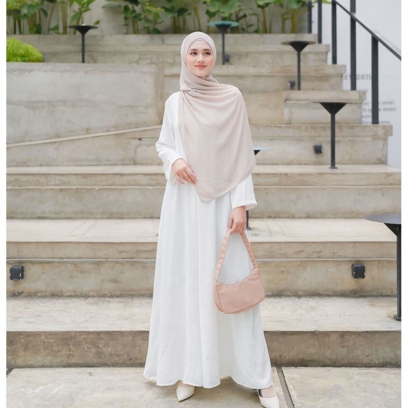 PUTIH Gamis abaya polos White Women/abaya Dannis/abaya turkey/dress ...