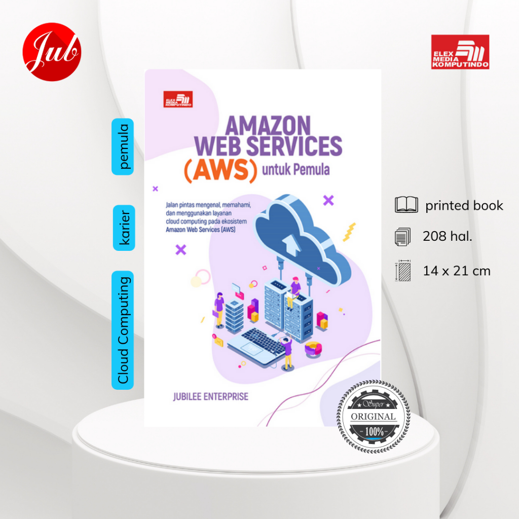 Aws amazon web services for beginners softcover print book shopee