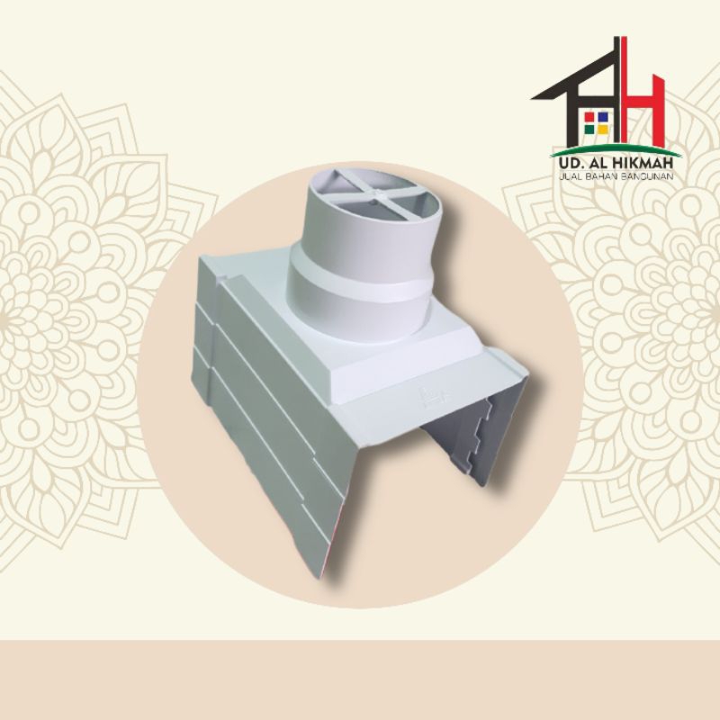 PUTIH Pvc WHITE WATER GUTTER FUNNEL - ASVIRA | Shopee Philippines