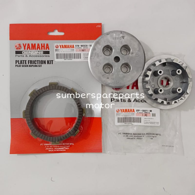 Clutch Plate Package+Clutch Housing Yamaha Jupiter Z Vega R Force 1 5TP