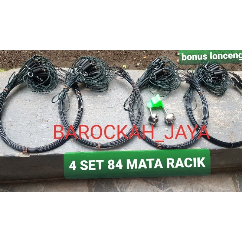 MATA 10 Meters 84 Eyes Snare racik Rash anti Storm anti-Fail | Shopee ...