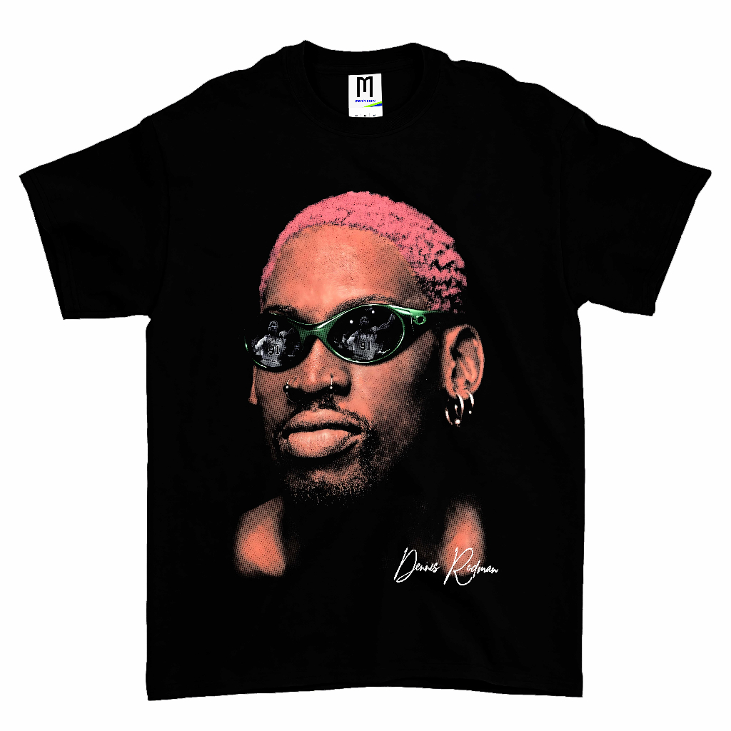 HITAM Dennis RODMAN VINTAGE RAP TEE T-Shirt | Dennis RODMAN T-SHIRT ...