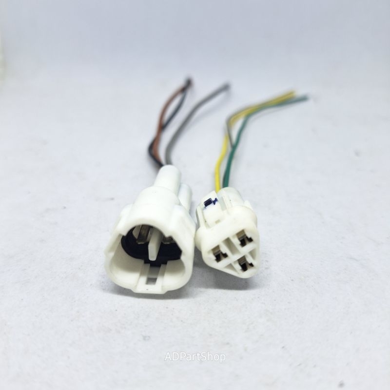 Yamaha dlc socket 3 pin male female connector waterproof | Shopee ...
