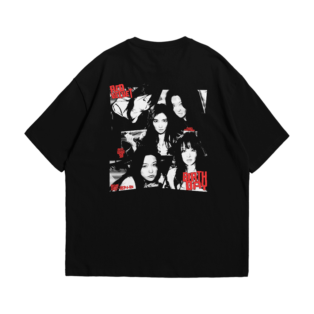 RED VELVET Kpop Oversize BIRTHDAY T-Shirt – Kimbap Gang | Shopee ...