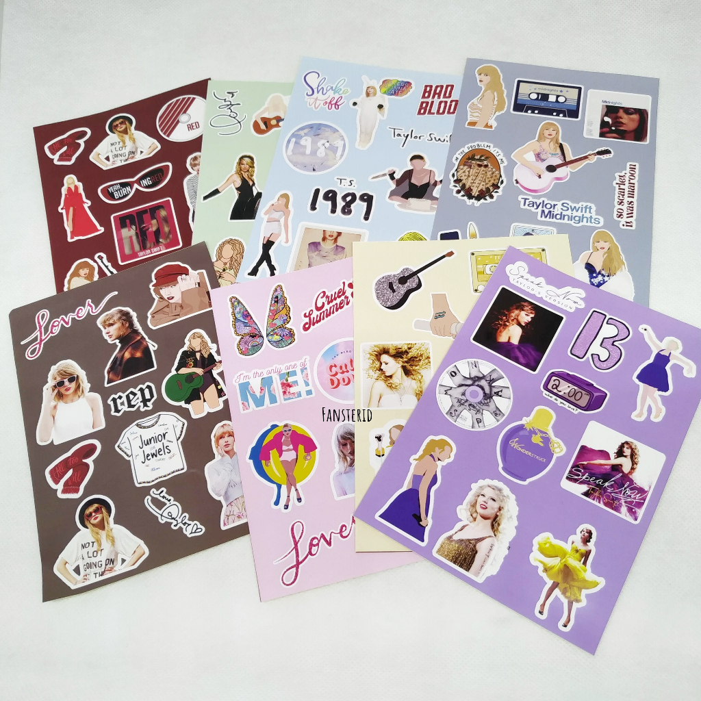 Taylor Swift UNCUT Sheet Sticker | Shopee Philippines