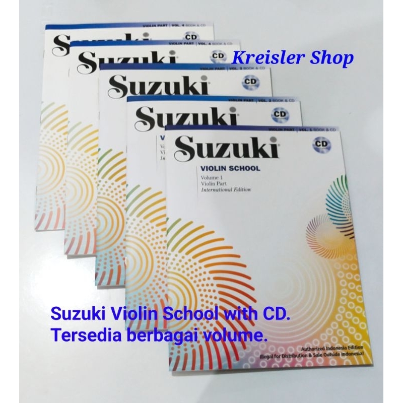 Suzuki Violin School Suzuki Violin Book Suzuki Available Volume 1 2 3 ...