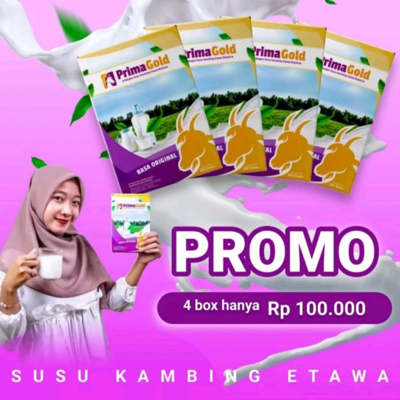 Package OF 4 BOXES PRIMAGOLD ORIGINAL ETAWA GOAT'S MILK POWDER TO ...
